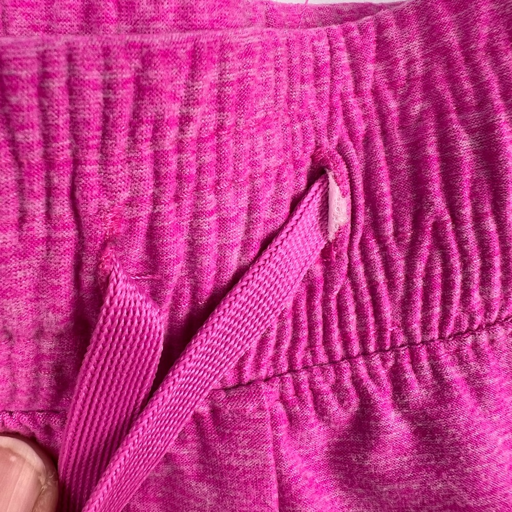 Athletic Works Pink Drawstring Lounge Shorts XXL 20 Stretchy Pockets Soft - Picture 6 of 9